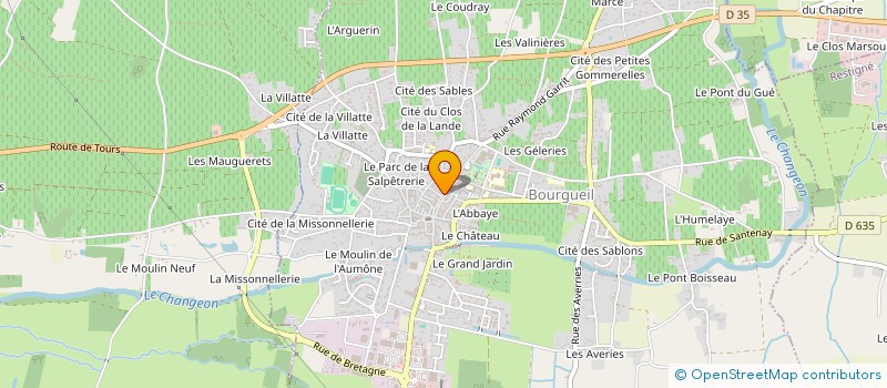 localisation de l'entreprise ASSAD PORTAGE DE REPAS à BOURGUEIL