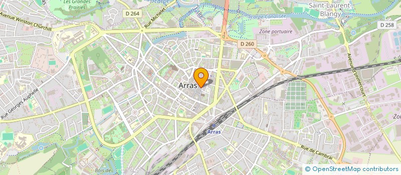 localisation de l'entreprise ASSADI-BONIFACE à ARRAS