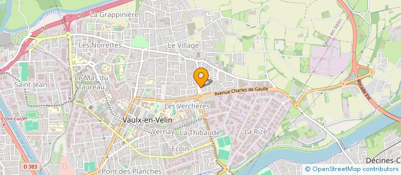 localisation de l'entreprise ASSADI EXPRESS  VAULX-EN-VELIN