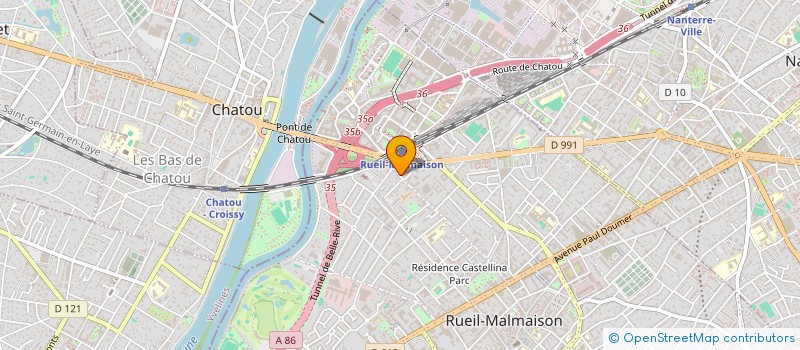 localisation de l'entreprise ASSADIA IDF 3 à RUEIL-MALMAISON