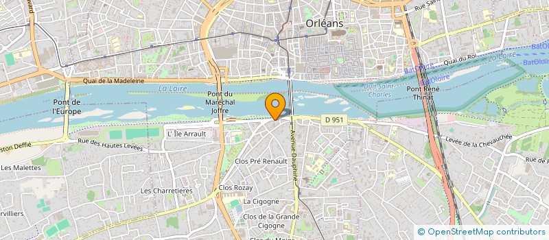 localisation de l'entreprise ASSADIA ORLEANS  ORLEANS