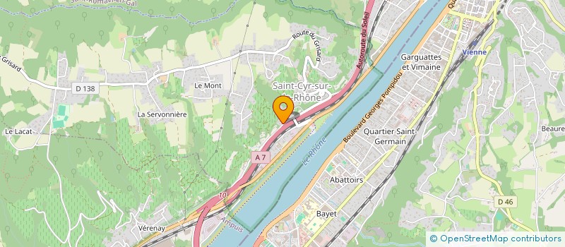 localisation de l'entreprise ASSADOUR  SAINT-CYR-SUR-LE-RHONE