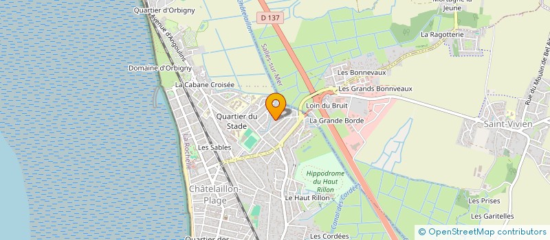 localisation de l'entreprise ASSAINEO à CHATELAILLON-PLAGE