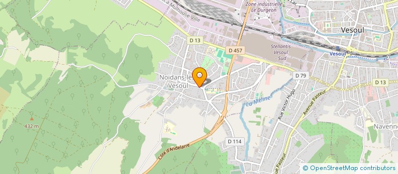 localisation de l'entreprise ASSAINIPREAU  NOIDANS-LES-VESOUL