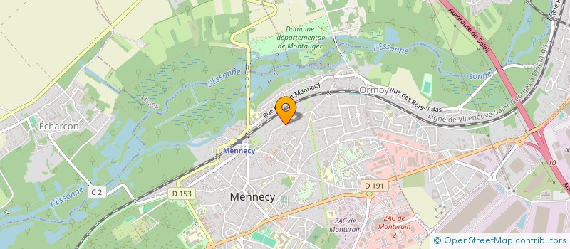 localisation de l'entreprise ASSAINIPRO à MENNECY