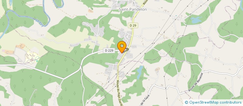 localisation de l'entreprise ASSAINIS LANDES  SAINT-PANDELON