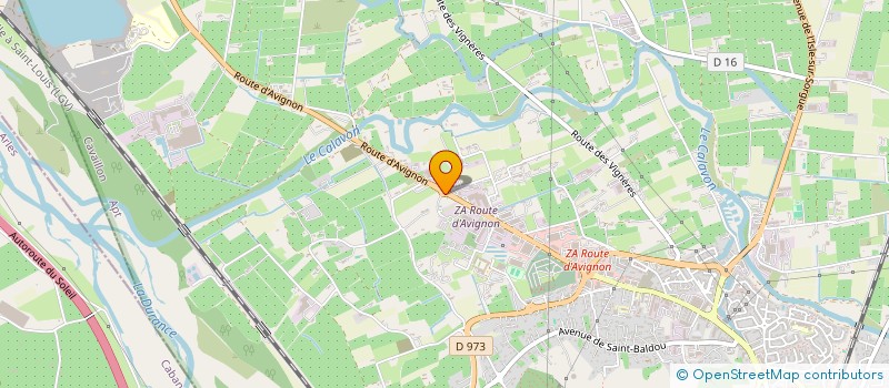 localisation de l'entreprise ASSAINISS'EAU à CAVAILLON