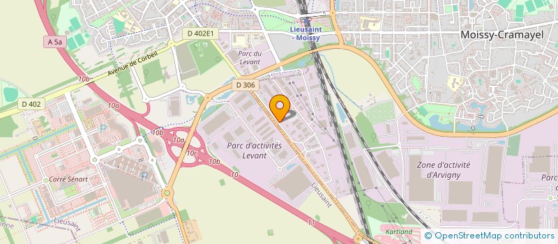 localisation de l'entreprise ASSAINISSEMENT BRANCHEMENTS SERVICES à MOISSY-CRAMAYEL