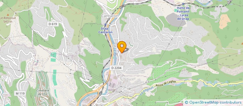 localisation de l'entreprise ASSAINISSEMENT CANAL PLOMB NICOISE à DRAP