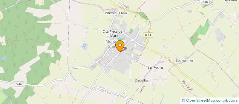 localisation de l'entreprise ASSAINISSEMENT DE L'AIR ET DE L'HABITAT à MONTS-SUR-GUESNES