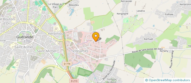 localisation de l'entreprise ASSAINISSEMENT DE LA PRESQU ILE DE GUERANDE à SAINT-AIGNAN-GRANDLIEU