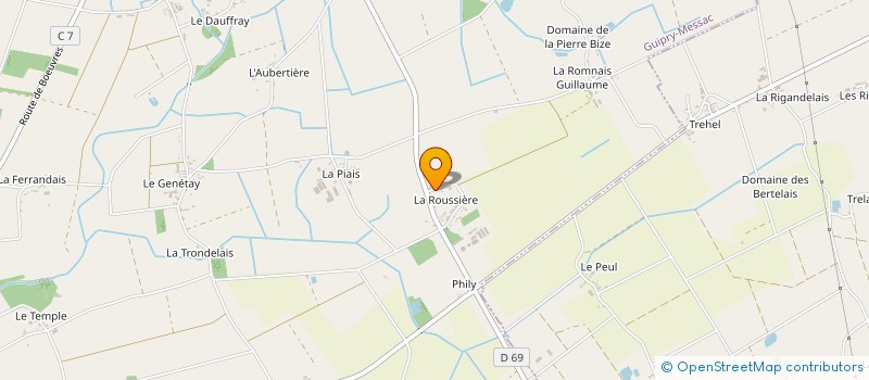 localisation de l'entreprise ASSAINISSEMENT DEBOUCHAGE BRETAGNE  GUIPRY-MESSAC