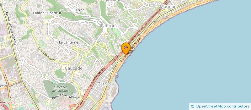 localisation de l'entreprise ASSAINISSEMENT DEBOUCHAGE POMPAGE à NICE