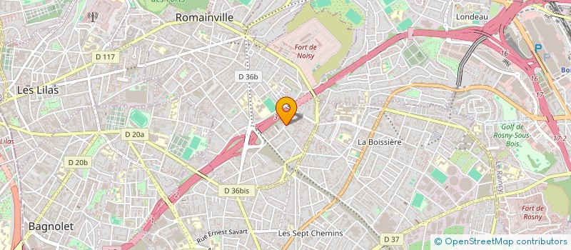 localisation de l'entreprise ASSAINISSEMENT DEGORGEMENT POMPAGE à ROMAINVILLE
