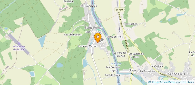 localisation de l'entreprise ASSAINISSEMENT DERBOIS EURL à SAINT-REMY-SUR-CREUSE