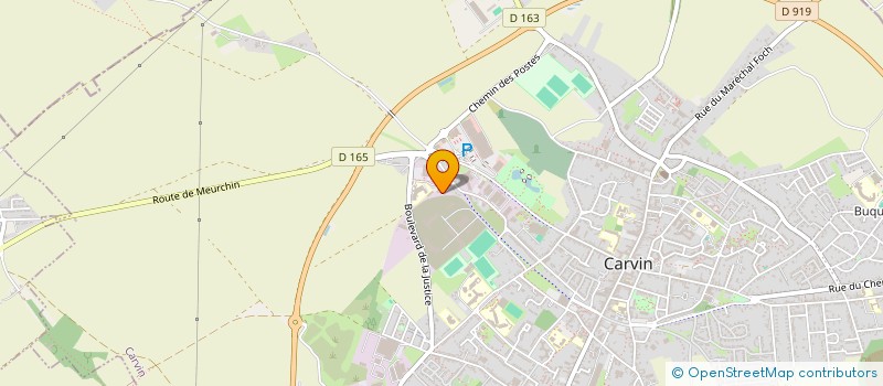 localisation de l'entreprise ASSAINISSEMENT DES HAUTS DE FRANCE  CARVIN