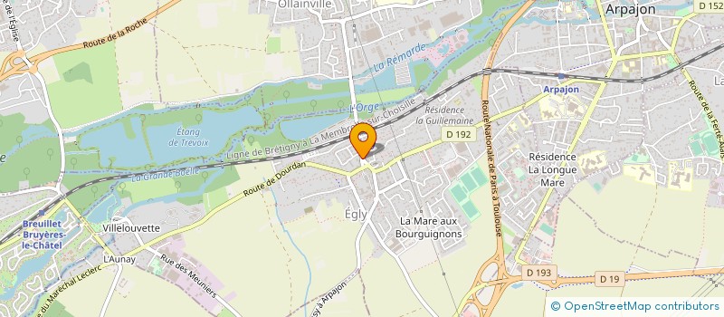 localisation de l'entreprise ASSAINISSEMENT ELECTROMECANIQUE SANITAIRE SERVICES à VILLEMOISSON-SUR-ORGE
