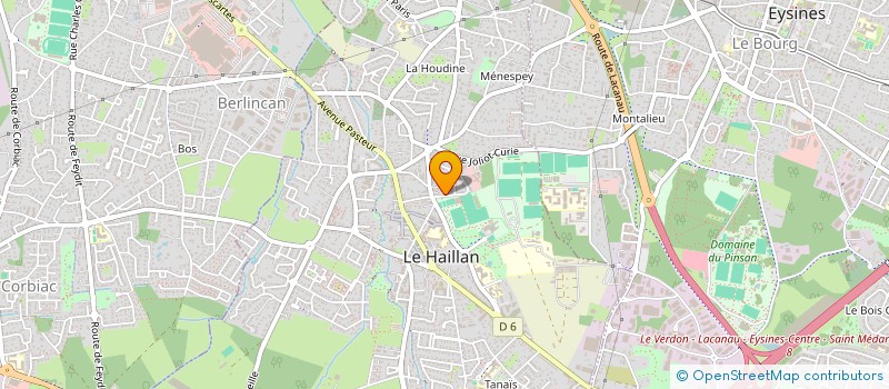 localisation de l'entreprise ASSAINISSEMENT ET TRAITEMENT DES EAUX AQUITAINE à LE HAILLAN