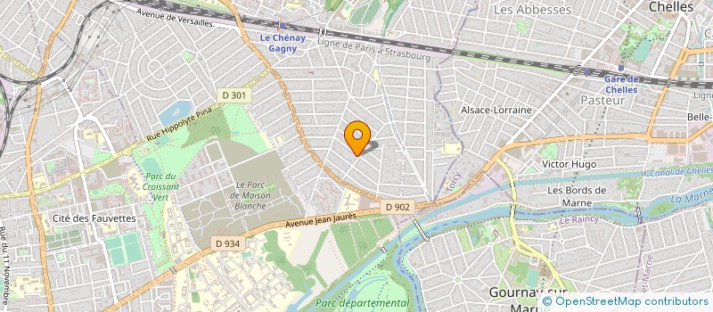 localisation de l'entreprise ASSAINISSEMENT FRANCEVILLE à NOYEN-SUR-SEINE