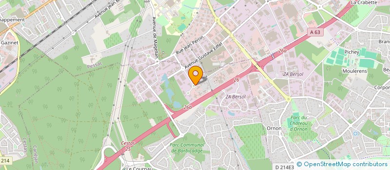 localisation de l'entreprise ASSAINISSEMENT GIRONDIN à CANEJAN