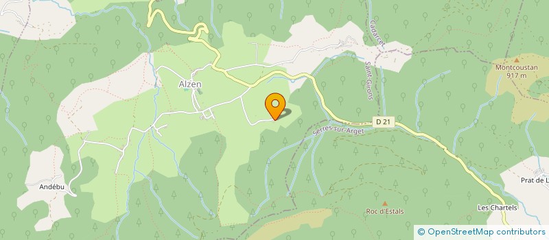 localisation de l'entreprise ASSAINISSEMENT NON COLLECTIF DE GUILLEMOLE à ALZEN