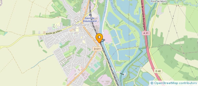 localisation de l'entreprise ASSAINISSEMENT SCARPONAIS à DIEULOUARD
