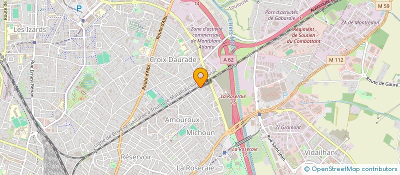 localisation de l'entreprise ASSAINISSEMENT SUD OUEST SERVICES à TOULOUSE