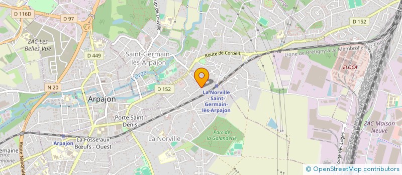 localisation de l'entreprise ASSAINISSEMENT TRAVAUX PUBLICS  LA NORVILLE