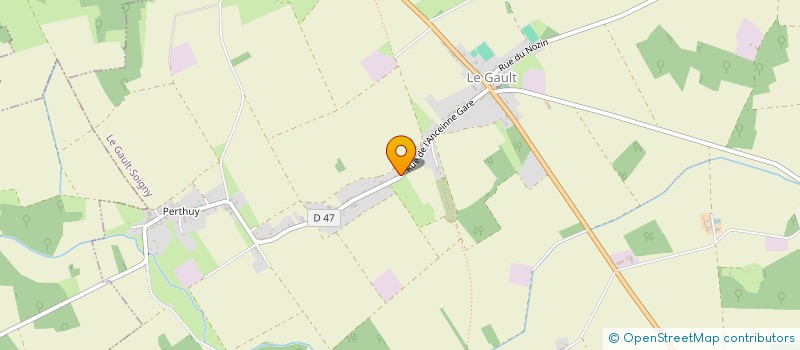 localisation de l'entreprise ASSAINISSEMENT VIDANGE ECOLOGIE  LE GAULT-SOIGNY