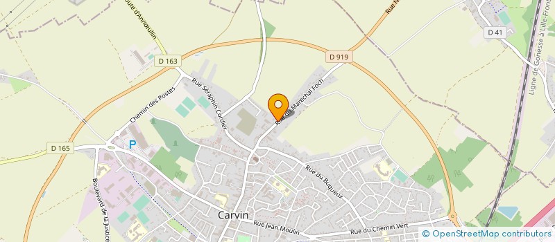 localisation de l'entreprise ASSAINISSEMENT WAUTHIER à CARVIN