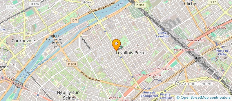 localisation de l'entreprise ASSAINITEC à LEVALLOIS-PERRET