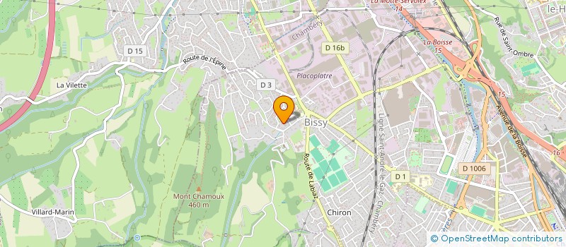 localisation de l'entreprise ASSAINITECH DES SAVOIE  CHAMBERY