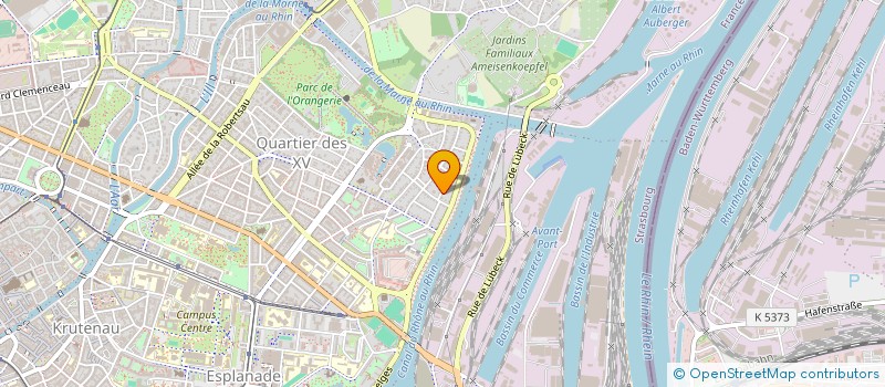 localisation de l'entreprise ASSAJ  STRASBOURG