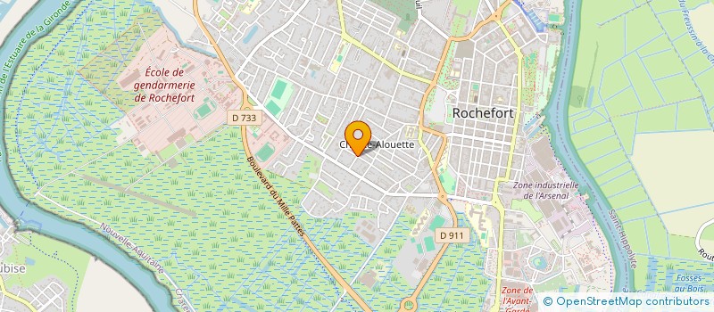 localisation de l'entreprise ASSAL à ROCHEFORT