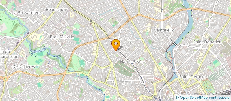 localisation de l'entreprise ASSALA 44 à NANTES