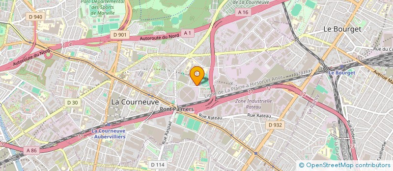 localisation de l'entreprise ASSALAM à LA COURNEUVE