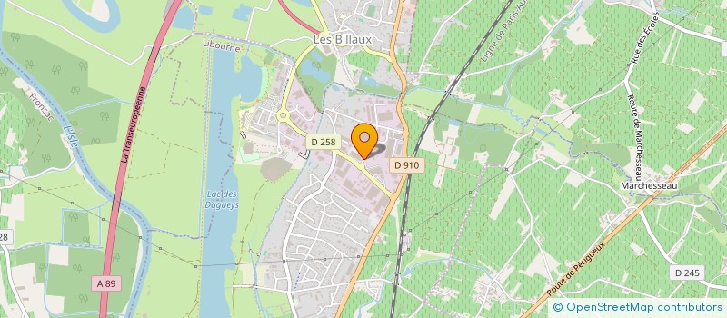 localisation de l'entreprise ASSALAM MARKET à LIBOURNE