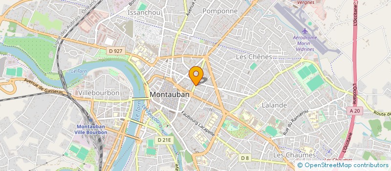 localisation de l'entreprise ASSAND  MONTAUBAN