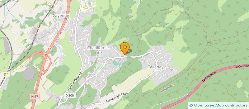 localisation de l'entreprise ASSAP  CHATILLON-LE-DUC