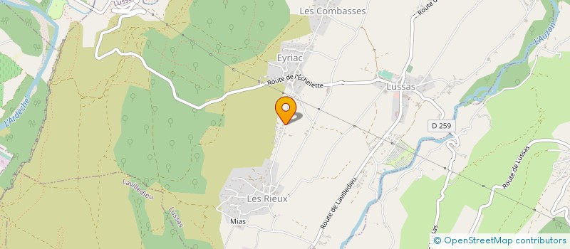 localisation de l'entreprise ASSAPAN à LUSSAS