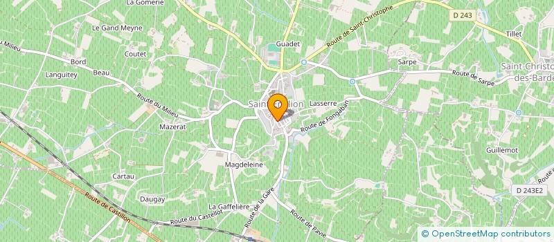 localisation de l'entreprise ASSARRAR ET BROUILLARD à SAINT-EMILION