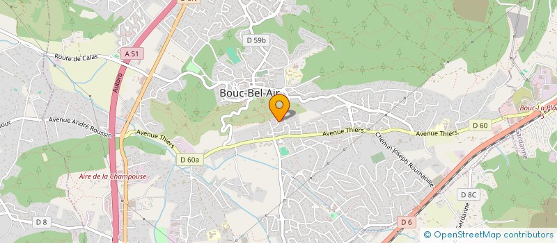 localisation de l'entreprise ASSAS à BOUC-BEL-AIR