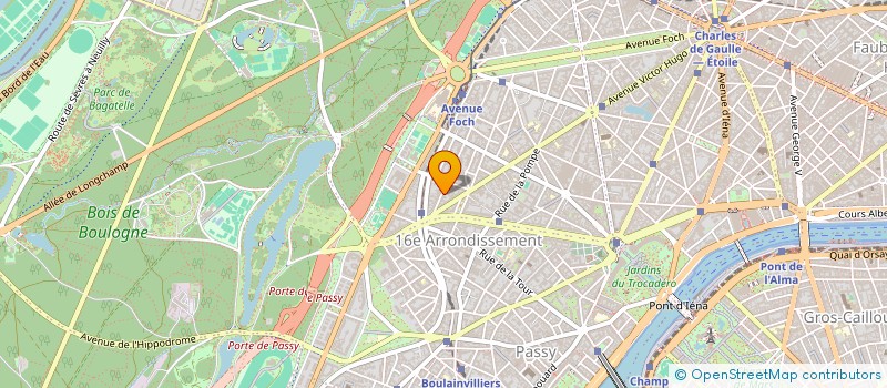 localisation de l'entreprise ASSAS 90  PARIS