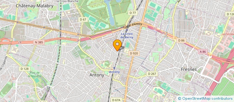 localisation de l'entreprise ASSAS BUSINESS LAW  ANTONY