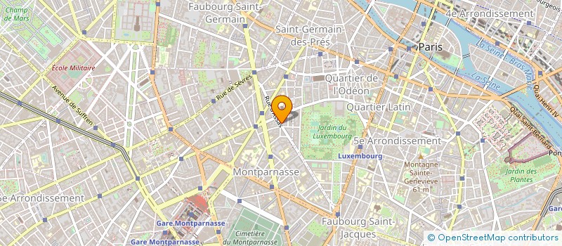 localisation de l'entreprise ASSAS FINANCE à PARIS