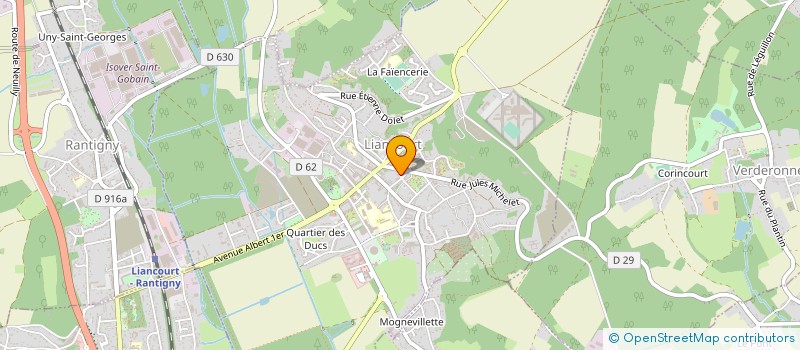 localisation de l'entreprise ASSATH à LIANCOURT