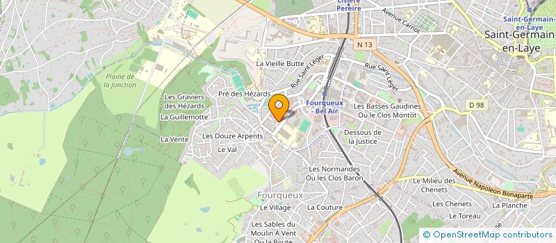 localisation de l'entreprise ASSATOP  SAINT-GERMAIN-EN-LAYE