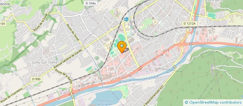 localisation de l'entreprise ASSAU HANDBALL  ALBERTVILLE