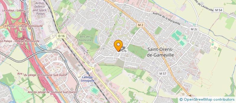 localisation de l'entreprise ASSAUR  SAINT-ORENS-DE-GAMEVILLE