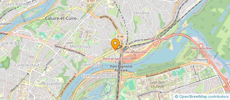 localisation de l'entreprise ASSAUT  CALUIRE-ET-CUIRE